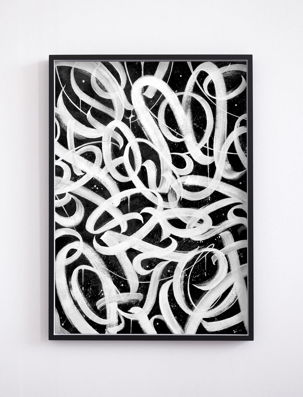 abstract lettering artist